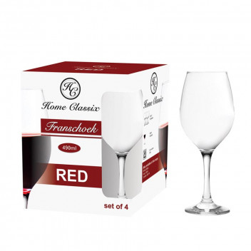 FRANSCHOEK RED WINE GLASS 490ML 4PACK