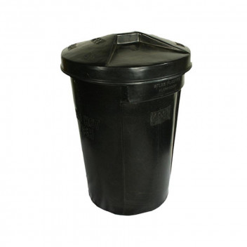 ATLAS REFUSE BIN BLACK 85L