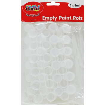 EMPTY CRAFT PAINT POT 2ML