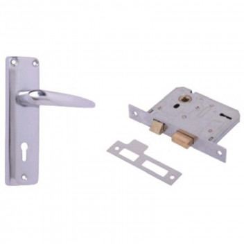 NAPLES 3 LEVER CHROME LOCKSET