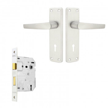 LOCKSET 2 LEVER SIRIUS  BLA582-A1-52CH ALUMINIUM NATURAL  BBL