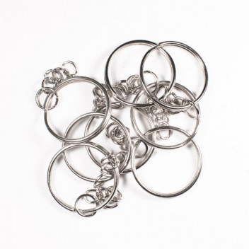 SPLIT RING WITH CHAIN 12PIECE