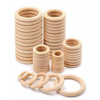 WOODEN CRAFT RINGS 30MM 3PP