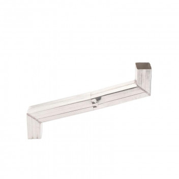 RECTANGULAR SOLDERED GUTTER OFFSET 100X75X600MM