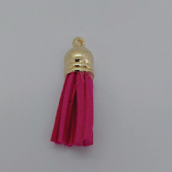 CRAFT CERISE PINK TASSEL WITH GOLD CAP