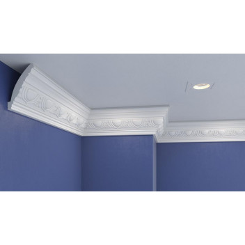 POLYSTYRENE 2.0M X 110MM 3PP CORNICE