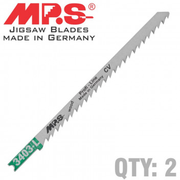 MPS JIGSAW BLADE WOOD U-SHANK 6TPI 130MM