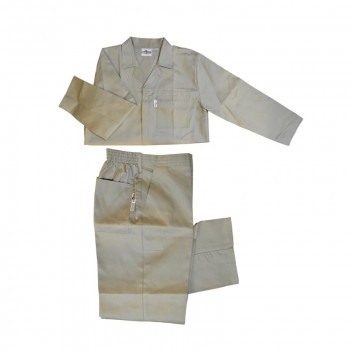 MAT-SAFE OVERALL CONTI SUIT KHAKI 2PIECE SIZE 32