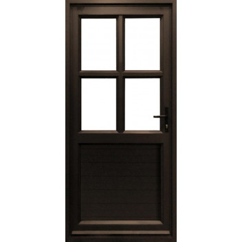 DOOR ALUM. 900X2100 FRAME + DOOR  SP TOP/HOR. BOT  BRONZE