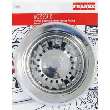 FRANKE WASTE FITTING BASKET STRAINER 90MM