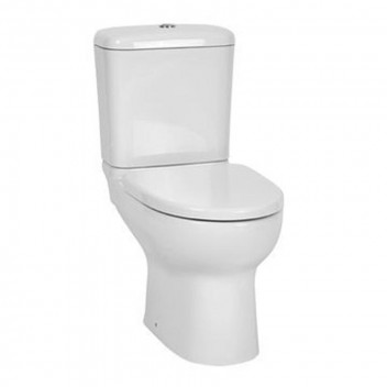 WHITE IQWA TOILET SUITE WITH NORMAL SEAT AND COVER