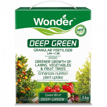 WONDER DEEP GREEN KAN/LAN CHEMICAL FERTILIZER 3KG