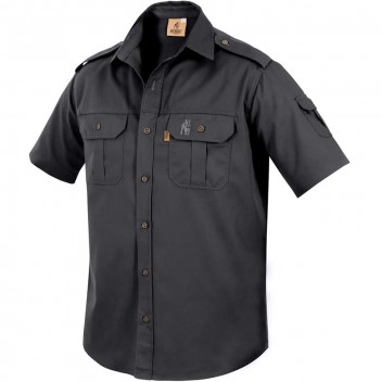 BOERBOEL KALAHARI LARGE CHARCOAL SHORT SLEEVE SHIRT