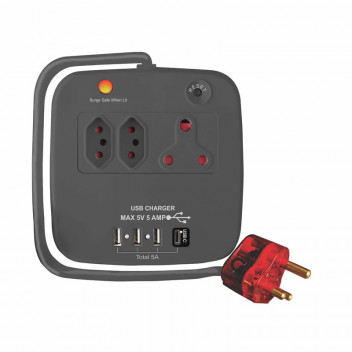 CHARGEPRO C&A SURGE PROTECT HUB CHARGE 5A USB