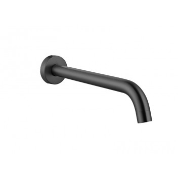 BIJIOU GUNMETAL WALL MOUNTED BASIN AND BATH SPOUT