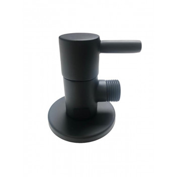 BRETTEN ANGLE VALVE ROUND BLACK 15X15MM
