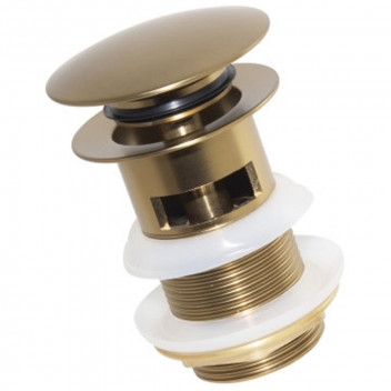 BLUTIDE BASIN CLICKER WASTE BRASS BRUSHED SLOTTED 32MM