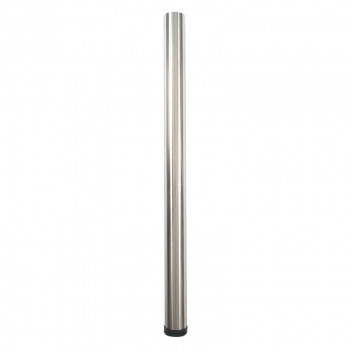 FIT LEG SATIN CHROME 870X80MM