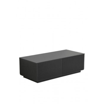 MELAMINE BLACK OPTIMA TABLE COFFEE 390X1200X600MM