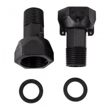 TAIL PIECE SET FOR WATER METER PLASTIC 15MM