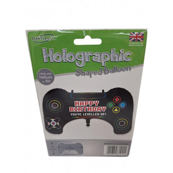 BALLOON PARTY  614444 36\' GAME CONTROLLER  FOIL 78CM