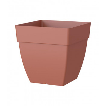 POT PLASTIC CAPRI SQUARE POT TERRACOTTA 35CM ARTEVASI