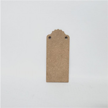 LARGE SCALLOPED WOOD BOARD