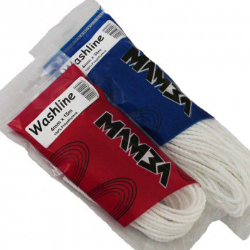 MAMBA WASHLINE PVC COATED ROPE WHITE 4MMX15M