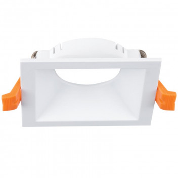 BRIGHTSTAR DOWN LIGHT SQUARE WHITE POLYCARB 89MM