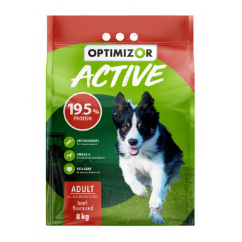 OPTIMIZOR DOG FOOD ACTIVE ADULT 8KG