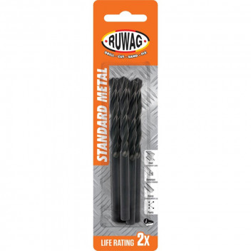 RUWAG 5MM STANDARD METAL DRILL BIT 5 PER PACK