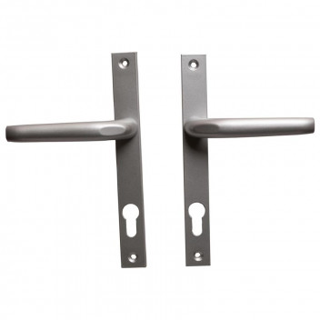 HILLALDAM DOOR HANDLE SLIMLINE NATURAL ALUMINIUM