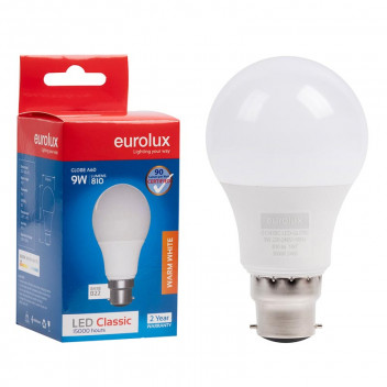 EUROLUX CLASSIC LED BULB A60 B22 9W