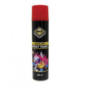 PAINT SPRAY MTS1895 FLUORESCENT RED 300ML MTS