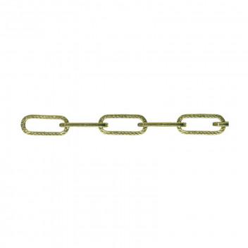 DECOR BRASS PLATED FLAT CHAIN 3MMX25M 64KG