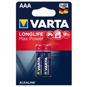 VARTA MAX POWER LONGLIFE BATTERY AAA 2PACK