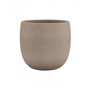 ARTIVASI HEMERA TAUPE PLASTIC POT 33CM