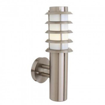 EUROLUX STAINLESS STEEL LANTERN WITH GRID