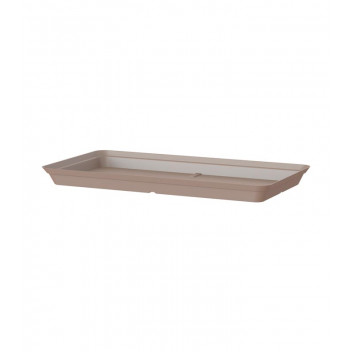 ARTEVASI CAPRI XL RECTANGULAR TAUPE PLASTIC PLANT BOX 60CM