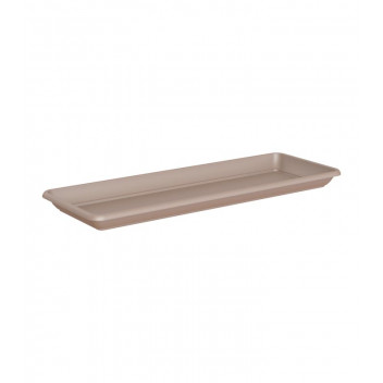 ARTEVASI VENEZIA RECTANGULAR TAUPE PLASTIC SAUCER 40CM