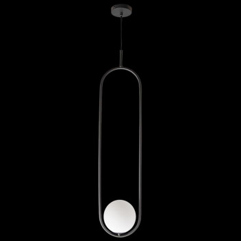 K LIGHT CHARCOAL LONG LUNA LED G9 PENDANT LIGHT