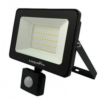 LITEMATE LED FLOOD LIGHT WITH PIR SENSOR 50W