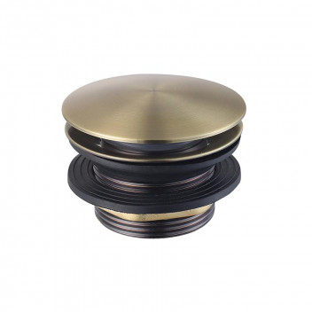 BIJIOU BATH WASTE POP-UP UNSLOTTED GOLD 40MM