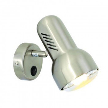 EUROLUX SPOT LIGHT TURBO SATIN CHROME R80+SWITCH 1 LIGHT