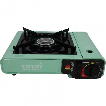STOVE PORTABLE CARTRIDGE ONE BURNER TURQUOISE TOTAI