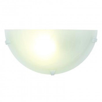 EUROLUX WALL LIGHT WHITE ALABASTER E27