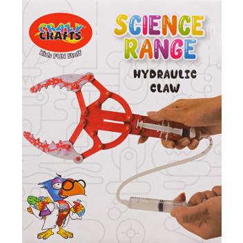 SCIENCE BUILD YOUR OWN HYDRAULIC CLAW CRAFT KIT-ALL COMPONENTS INCLUDED