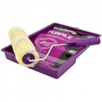 ACADEMY FURPILE ROLLER PAINT & TRAY SET 225MM
