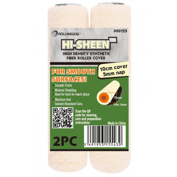 ROLLINGDOG HI SHEEN PAINT ROLLER REFILL 100MM 2PIECE