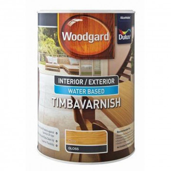 VARNISH WOOD (INT / EXT) CLEAR GLOSS TIMBA WOODGARD 5L DULUX